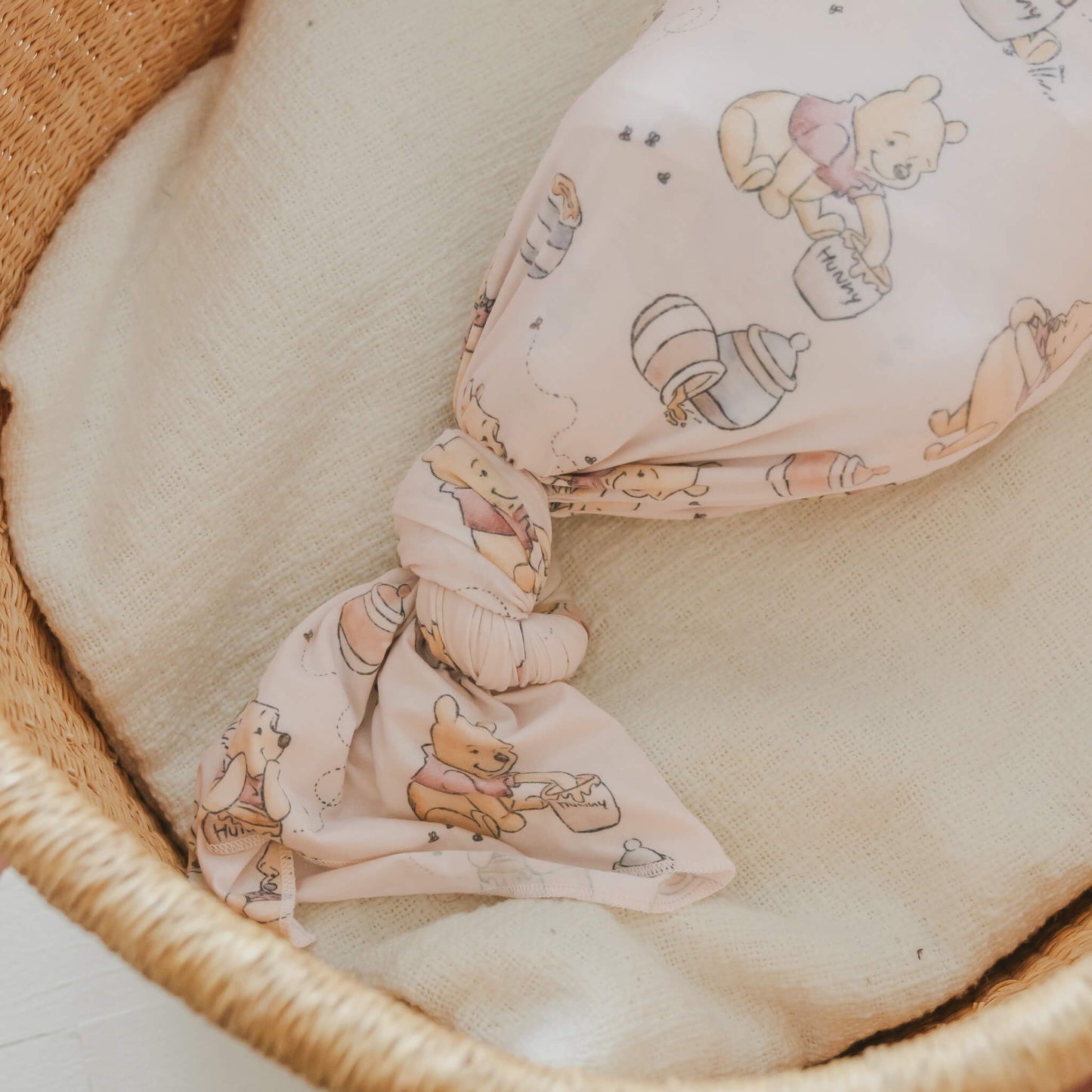 Knit Swaddle Blanket - Hunny