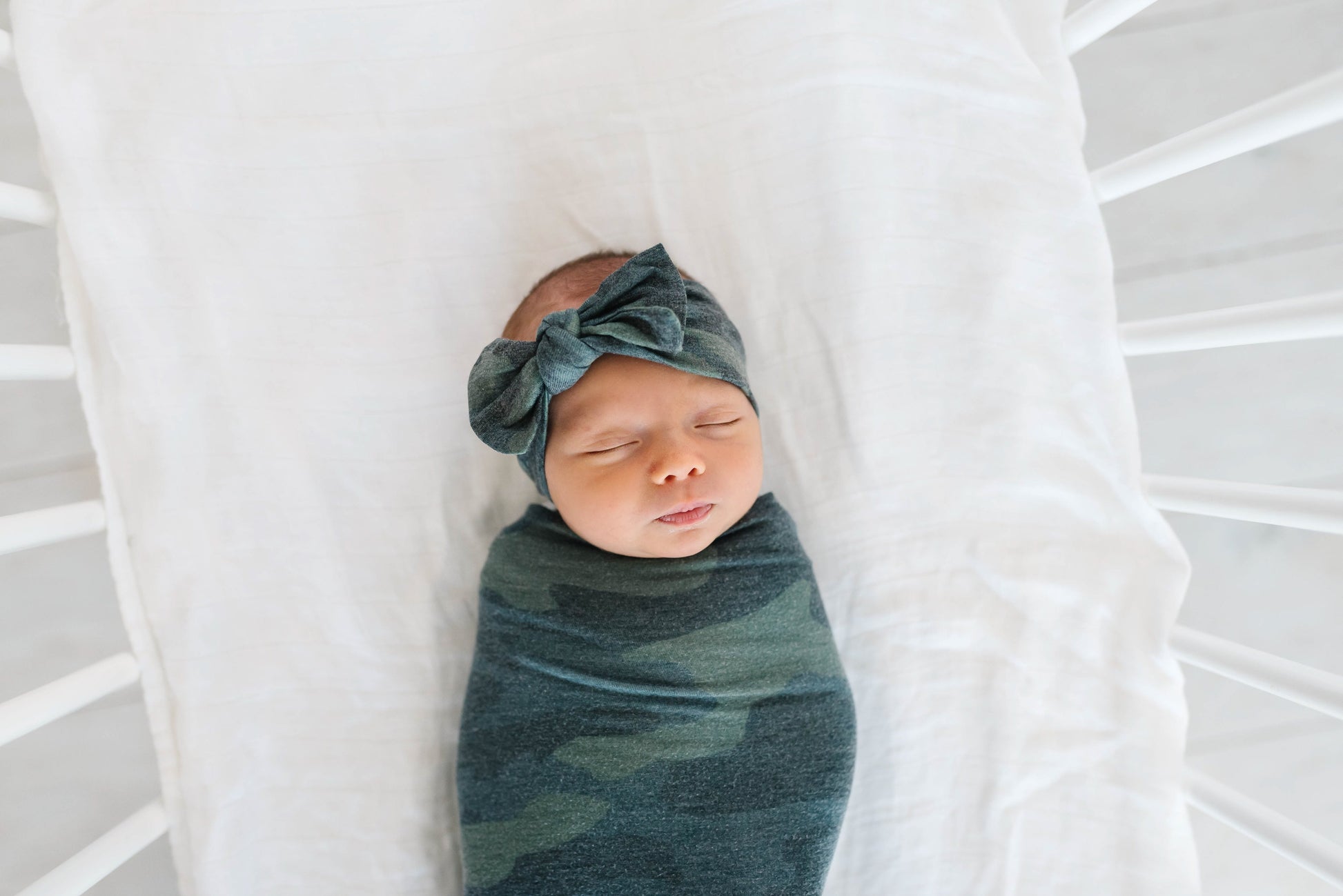 Knit Headband Bow - Hunter